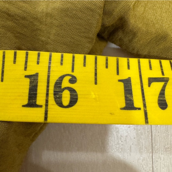 Madewell Drapey Banded-Bottom Button-Down Top Women's XS Spiced Olive - Picture 10 of 15